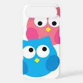 Cute Owls in Love iPhone Case (Back)