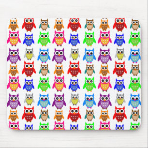 cute owls mouse pad