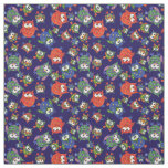 Cute Owls on Navy Blue Fabric to Customize