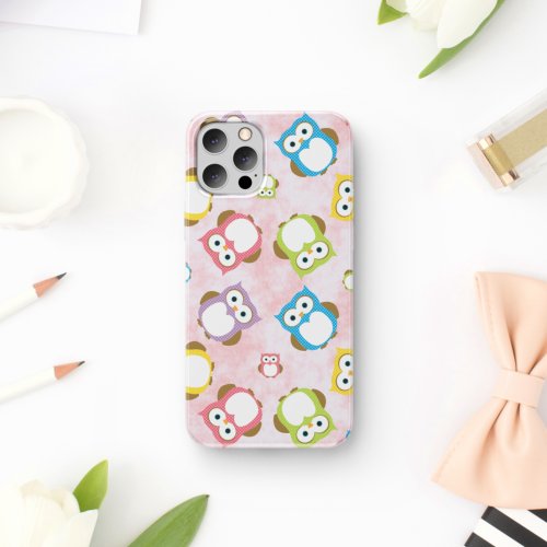 Cute Owls Owl Pattern Colorful Owls Baby Owls iPhone 11 Case