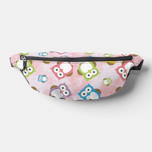 Cute Owls Owl Pattern Colorful Owls Baby Owls Fanny Pack