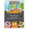 Cute Owls School Bus Personalized Teacher