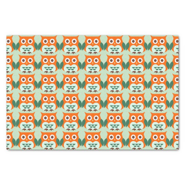 Cute Owls Tissue Paper (Front)