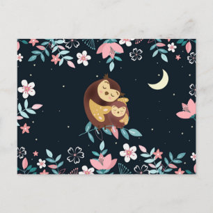 Cute Owls Valentine's Day Postcard