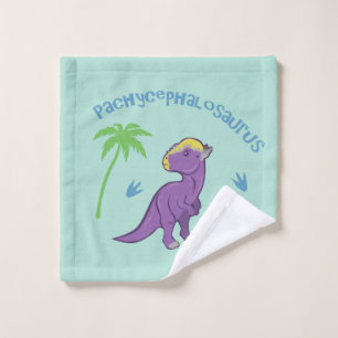 Cute Pachycephalosaurus Wash Cloth