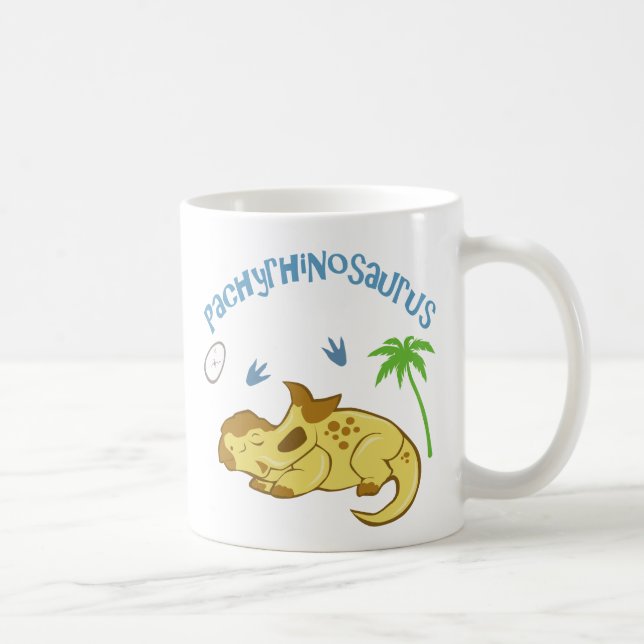 Cute Pachyrhinosaurus Coffee Mug (Right)