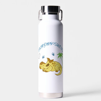 Cute Pachyrhinosaurus Water Bottle