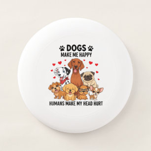 Cute Pack of Happy Dogs Wham-O Frisbee