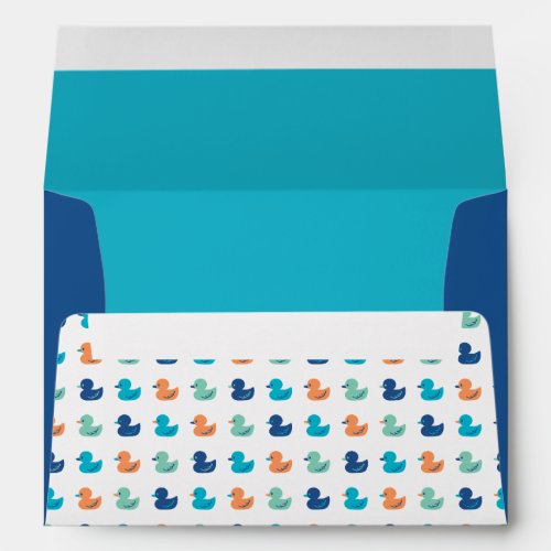 Cute Paddling of Ducks Pattern Envelope