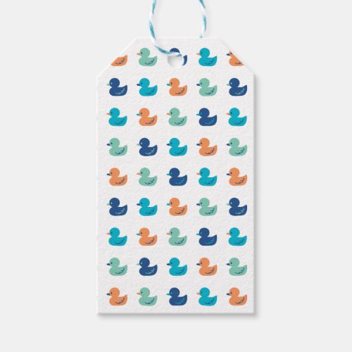 Cute Paddling of Ducks Pattern Gift Tags