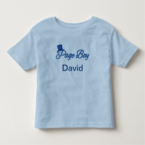 Cute Page Boy Tshirt to Customize