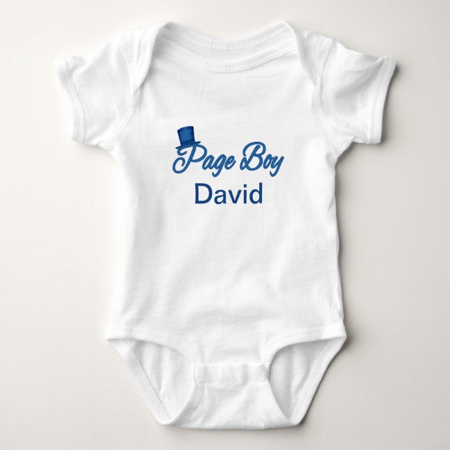 Cute Page Boy Tshirt to Customize (Front)