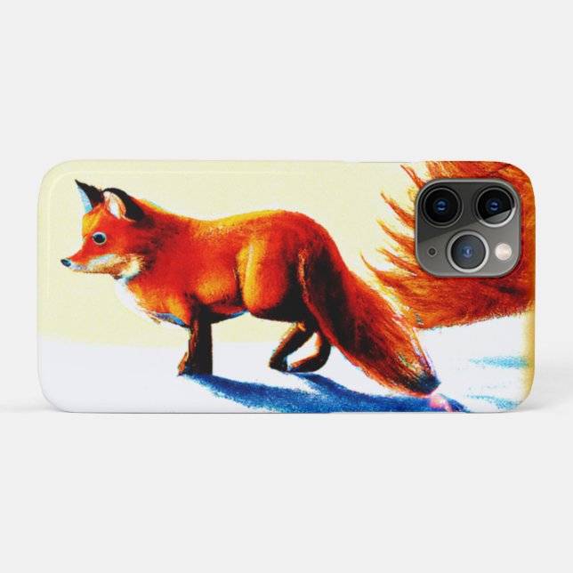 Cute Painting Of a Red Fox. Buy Now Case-Mate iPhone Case (Back (Horizontal))