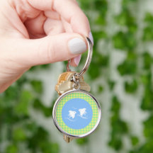 Cute pair plover keychain keychain