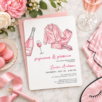 Cute Pajamas and Prosecco Bridal Shower