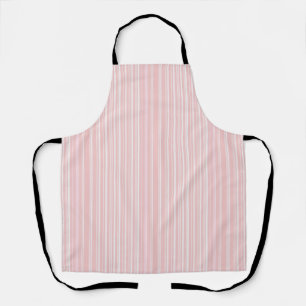 Cute Pale Pink Candy Striped Apron