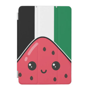 Cute Palestine flag with watermelon-Free Palestin iPad Mini Cover