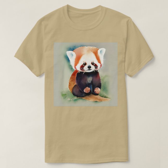 Cute Panda (3) T-Shirt (Design Front)