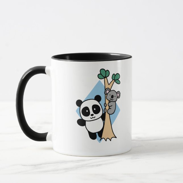 Cute Panda and Koala - Amanda Roos Mug (Left)