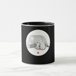 Cute Panda And Polar Bear Animal Lover Mug