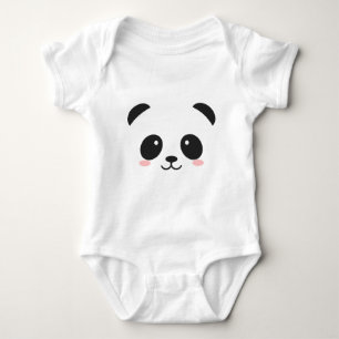 Cute Panda Baby Bodysuit