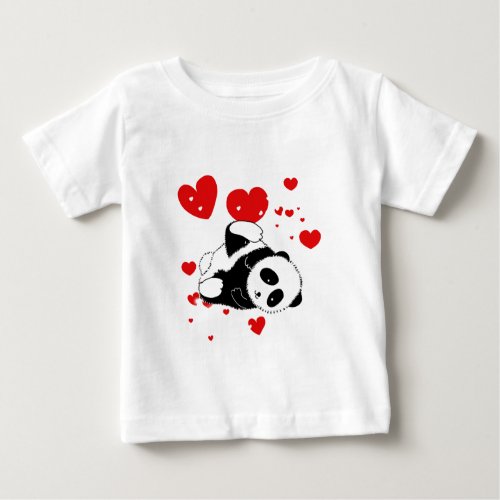 Cute Panda baby perxonalized Baby T_Shirt