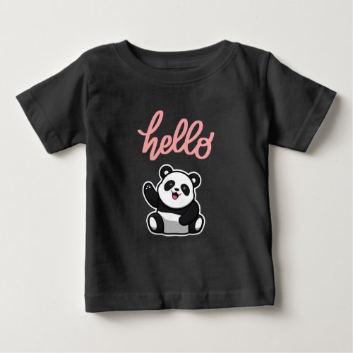 Cute panda baby T_Shirt