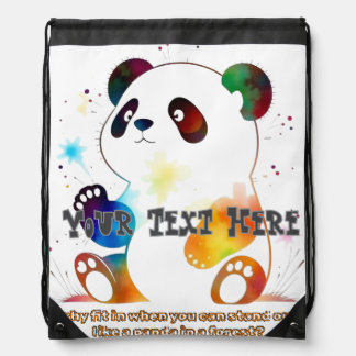 Cute panda bags