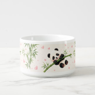 Cute Panda Bamboo Chili Bowl