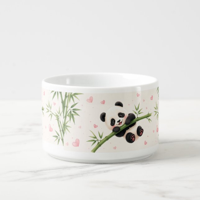 Cute Panda Bamboo Chili Bowl (Center)