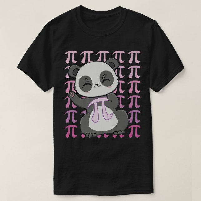 Cute Panda Bear 3 T-Shirt (Design Front)