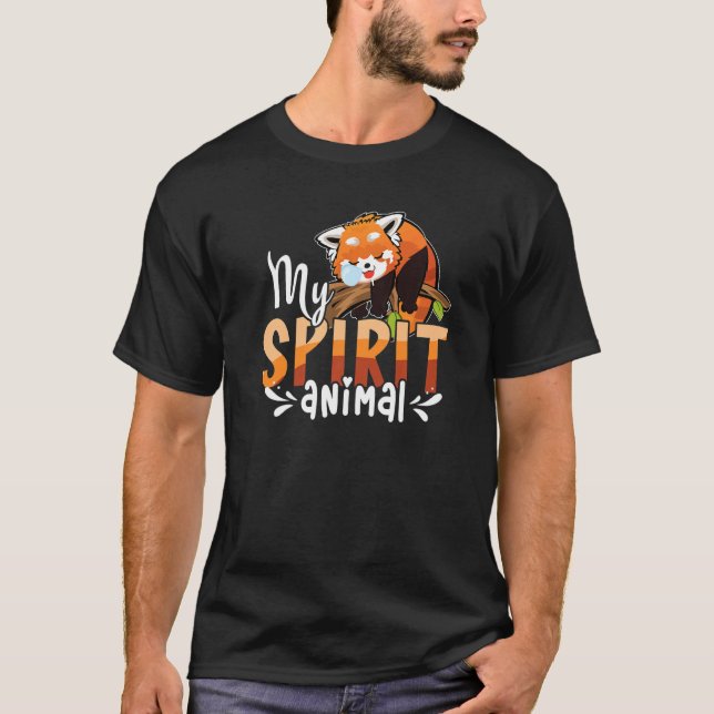 Cute Panda Bear  Animal  Red Panda T-Shirt (Front)
