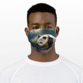 Cute panda bear baby adult cloth face mask (Worn)