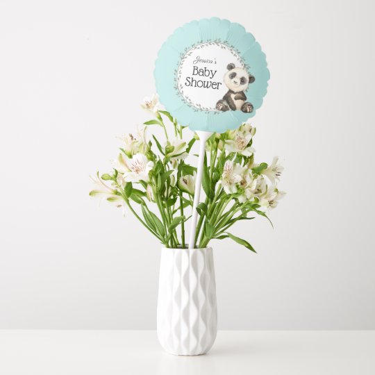 Cute Panda Bear Baby Shower Balloon Zazzle Com