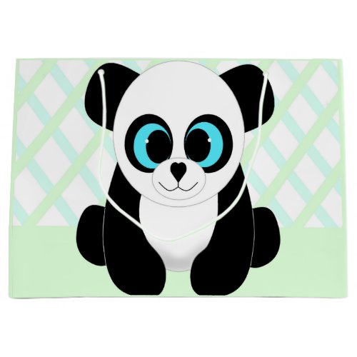 Cute Panda Bear Baby Shower Gift Bag