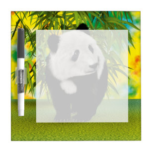 Cute Panda Bear Cub Kawaii Animal Lover Gift Dry Erase Board