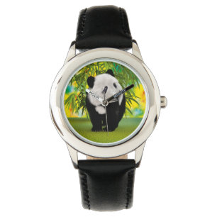 Cute Panda Bear Cub Kawaii Animal Lover Gift Watch