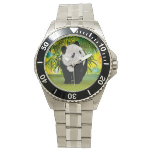 Cute Panda Bear Cub Kawaii Animal Lover Gift Watch