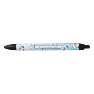 Cute Panda Bear Face Expression Script Name Pen