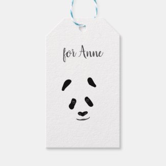 Cute Panda Bear Gift Tags