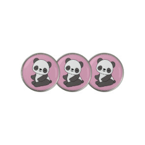 Cute Panda Bear Golf Ball Marker