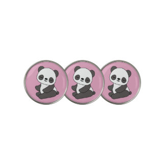 Cute Panda Bear Golf Ball Marker