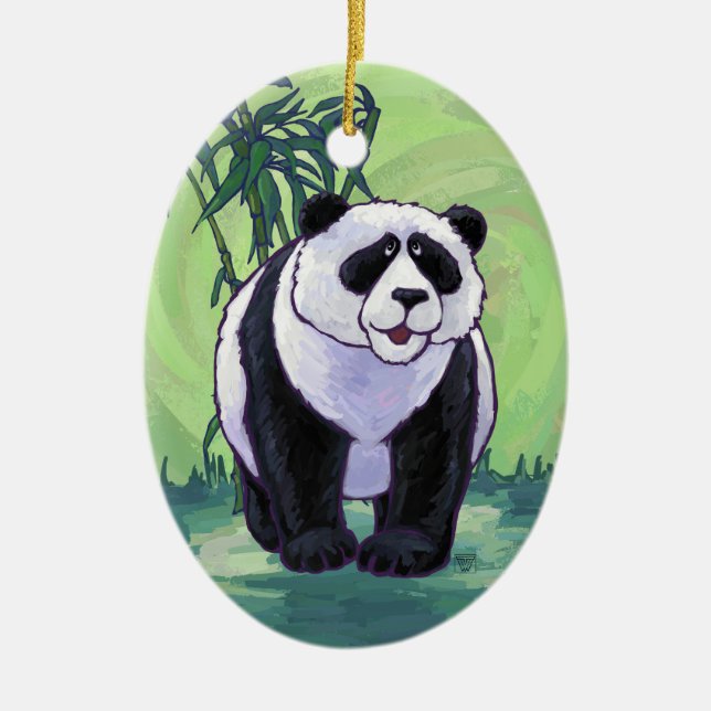 Cute Panda Bear Heads and Tails Room Decoration (Front)