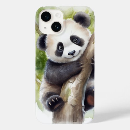 Cute Panda Bear In Tree  Case_Mate iPhone 14 Case
