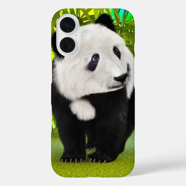 Cute Panda Bear Kawaii Animal Lover Perfect Gift Case-Mate iPhone Case (Back)