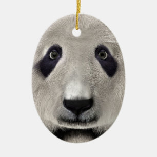 Cute Panda Bear Kawaii Animal Lover Perfect Gift Ceramic Ornament