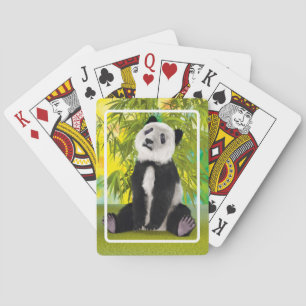 Cute Panda Bear Kawaii Animal Lover Perfect Gift Poker Cards