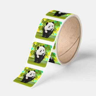Cute Panda Bear Kawaii Animal Lover Perfect Gift Square Sticker