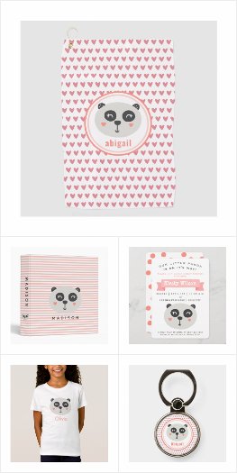 Cute Panda Bear Kids Collection