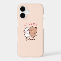 Cute Panda bear love, Personalized Girls Name